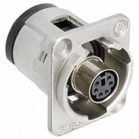 Switchcraft Inc. - EH6MD2X - CONN ADAPTER 6P-6P F-F PNL MNT