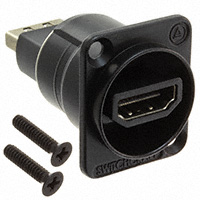 Switchcraft Inc. - EHHDMI2BPKG - EH HDMI FEEDTHRU BLK