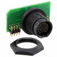 Switchcraft Inc. - EN3P13FRAPCBW - CONN RCPT 13POS PNL MNT RA SKT