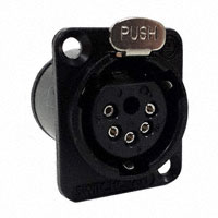 Switchcraft Inc. - E5FSCB - CONN PLUG 5POS FMAL SLD CUP BLK