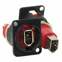 Switchcraft Inc. - EHFWX2B - CONN EEE1394 FMAL T/H CROSS BLK