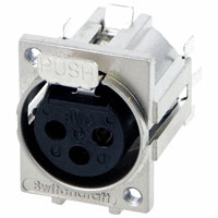 Switchcraft Inc. - F3FRAF - CONN SOCKET R/A 3POS PCB SILVER