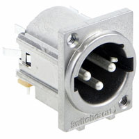 Switchcraft Inc. - F3MRAF - CONN PIN R/A 3POS PCB SILVER