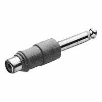 Switchcraft Inc. - 345A - ADAPT RCA PLUG TO 1/4" PLUG