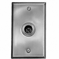 Switchcraft Inc. - G3MS - CONN RECP WALL PLATE 3POS MALE