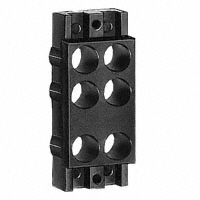 Switchcraft Inc. - TT93602 - PANEL MOD JACK TT 4OPENING BLACK