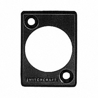 Switchcraft Inc. - TYEF02 - CONN ESCUTCHEONS TRIM BLACK