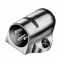 Switchcraft Inc. - W3M - CONN RCPT 3PIN MALE R/A PANEL MT