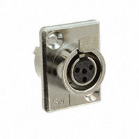 Switchcraft Inc. - TY4F - CONN PLUG 4POS PNL MNT SKT MINI