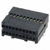 TE Connectivity AMP Connectors - 103911-2 - CONN RECEPT .050 20POS R/A T/H