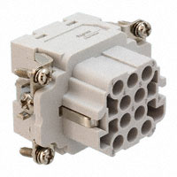 TE Connectivity AMP Connectors - 1102919-1 - INSERT FEMALE 10POS+1GND CRIMP