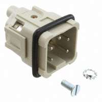 TE Connectivity AMP Connectors - 1-1103402-1 - INSERT MALE 4POS+1GND SCREW