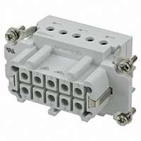 TE Connectivity AMP Connectors - 1-1103637-1 - INSERT FEMALE 10POS+1GND SCREW