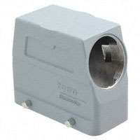 TE Connectivity AMP Connectors - 1-1106452-7 - CONN HOOD SIDE ENTRY SZ6 M40