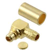 TE Connectivity AMP Connectors - 1-1634002-0 - CONN MMCX PLUG R/A 50 OHM SOLDER
