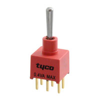 TE Connectivity ALCOSWITCH Switches - 1-1825143-9 - SWITCH TOGGLE DPDT 0.4VA 20V