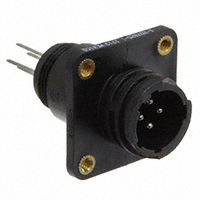 TE Connectivity AMP Connectors - 1-207825-1 - CONN RCPT CPC 4POS STR THRO/HOLE