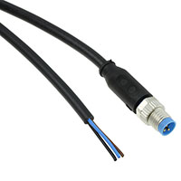 TE Connectivity AMP Connectors - 1-2273000-1 - M8X1.0 STRT PLG 3P PIGTAIL 1.5M
