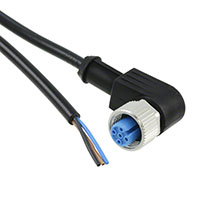 TE Connectivity AMP Connectors - 1-2273077-1 - M12X1 RA SKT 3P PIGTAIL 1.5M A