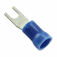TE Connectivity AMP Connectors - 132528-1 - CONN SPADE TERM 14-16AWG #4 BLU