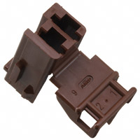 TE Connectivity AMP Connectors - 142680-1 - CONN RCPT HSG 0.197 2POS BROWN