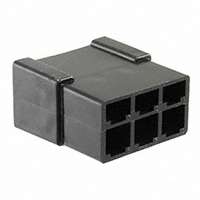TE Connectivity AMP Connectors - 1-480282-0 - CONN MALE TAB HSG 0.25 6POS BLK