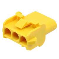 TE Connectivity AMP Connectors - 1-480701-4 - CONN CAP 3POS UNIV-M-N-L YELLOW