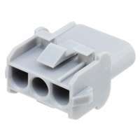 TE Connectivity AMP Connectors - 1-480701-8 - CONN CAP 3POS UNIV-M-N-L GRAY