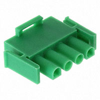 TE Connectivity AMP Connectors - 1-480702-5 - CONN PLUG 4POS UNIV-M-N-L GREEN