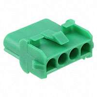 TE Connectivity AMP Connectors - 1-480703-5 - CONN CAP 4POS UNIV-M-N-L GREEN