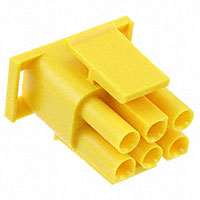 TE Connectivity AMP Connectors - 1-480704-4 - CONN PLUG 6POS UNIV-M-N-L YELLOW