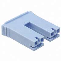 TE Connectivity AMP Connectors - 1-520935-5 - CONN RCPT HOUSING 0.25 2POS BLUE