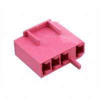 TE Connectivity AMP Connectors - 1-521498-2 - CONN RCPT HOUSING 0.25 4POS RED