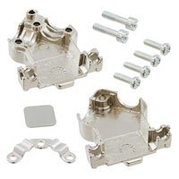 TE Connectivity AMP Connectors - 1534805-1 - CONN HD20 BACKSHELL 9POS 45DEG