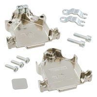 TE Connectivity AMP Connectors - 1534807-1 - CONN HD20 BACKSHELL 15POS 45DEG