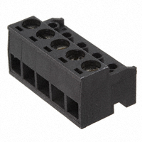 TE Connectivity AMP Connectors - 1546018-5 - TERM BLOCK PLUG 5POS 90DEG 5MM