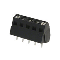 TE Connectivity AMP Connectors - 1546074-5 - TERM BLOCK 5POS 35DEG VERT T/H