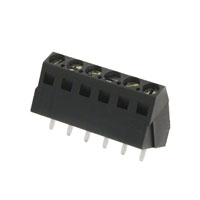 TE Connectivity AMP Connectors - 1546074-6 - TERM BLOCK 6POS 35DEG VERT T/H