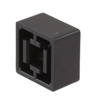 TE Connectivity ALCOSWITCH Switches - 1571384-4 - CAP KEYSWITCH SQUARE BLACK