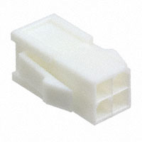 TE Connectivity AMP Connectors - 1586018-4 - CONN PLUG HOUSING 4POS PANEL MT