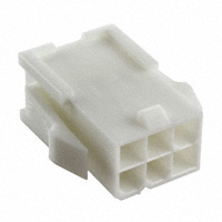 TE Connectivity AMP Connectors - 1586018-6 - CONN PLUG HOUSING 6POS PANEL MT