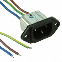 TE Connectivity Corcom Filters - 1-6609987-4 - PWR ENT RCPT IEC320-C14 PNL WIRE