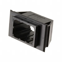 TE Connectivity AMP Connectors - 1604078-1 - ACCESSORY RECEPTACLE FRAME BLACK