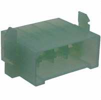 TE Connectivity AMP Connectors - 163008 - CONN MALE TAB HSG 0.25 8POS CLR