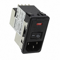 TE Connectivity Corcom Filters - 1-6609106-5 - PWR ENT MOD RCPT IEC320-C14 PNL