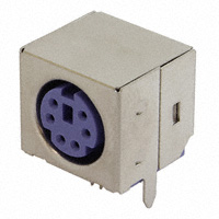 TE Connectivity AMP Connectors - 4-1734124-2 - CONN RCPT MINI DIN 6P W/O PANEL