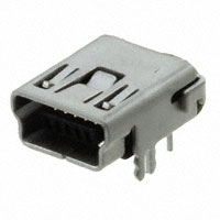 TE Connectivity AMP Connectors - 1734510-1 - MINI USB RCPT R/A DIP