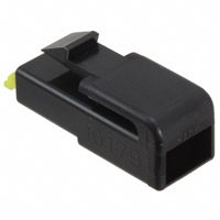 TE Connectivity AMP Connectors - 176986-2 - CONN RCPT HSG 0.25 1POS BLACK