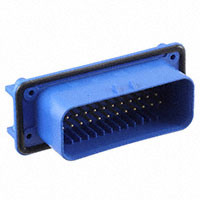 TE Connectivity AMP Connectors - 1-776163-5 - CONN HEADER 35POS R/A GOLD BLUE