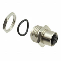TE Connectivity AMP Connectors - 1838891-4 - CONN FEMALE M12 8POS STR PNL MT